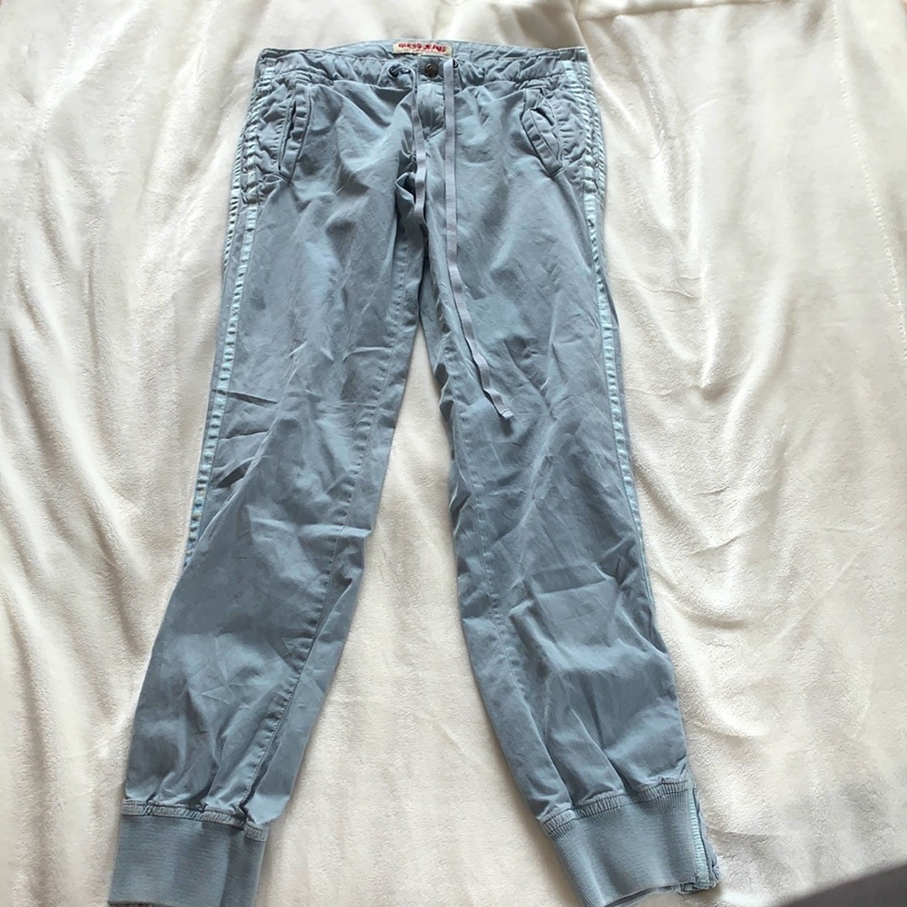 Light Grey Blue Authentic Guess Jeans. XS